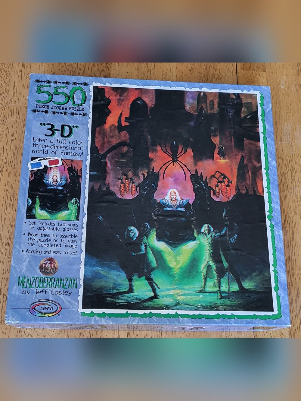 Vintage 1996 Dungeons &Dragons Menzoberranzan 3D Puzzle